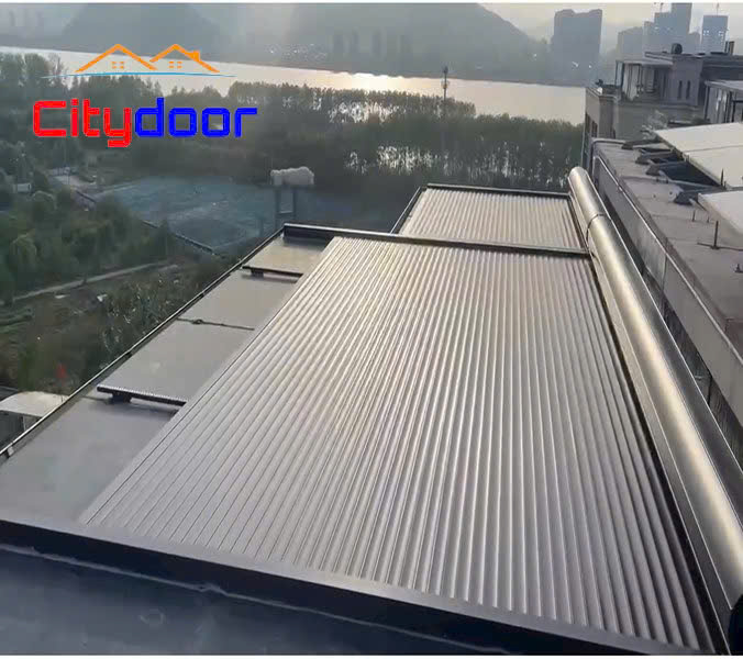 Mái cuốn hợp kim nhôm