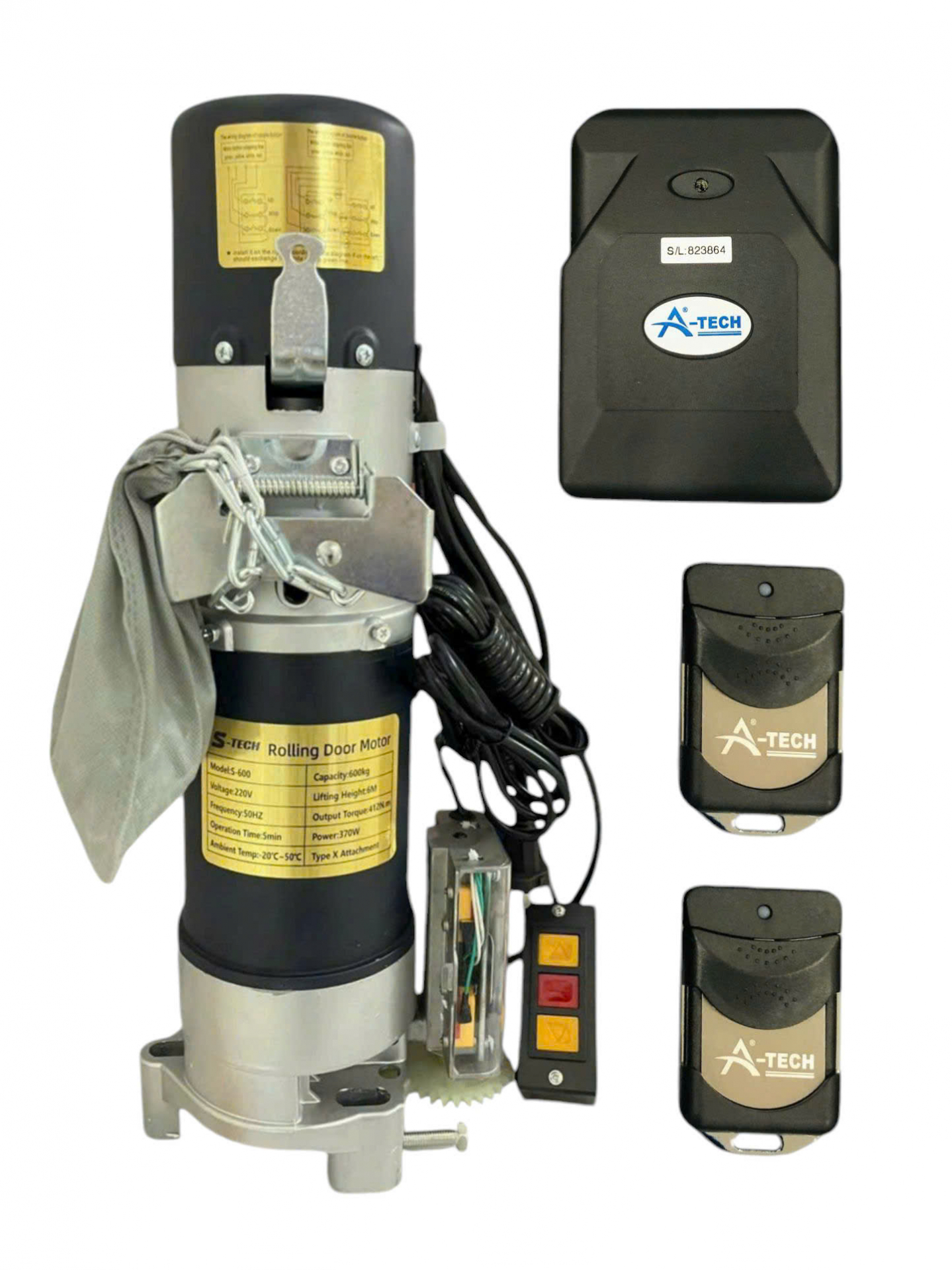 MOTOR CỬA CUỐN STECH DÂY ĐỒNG
