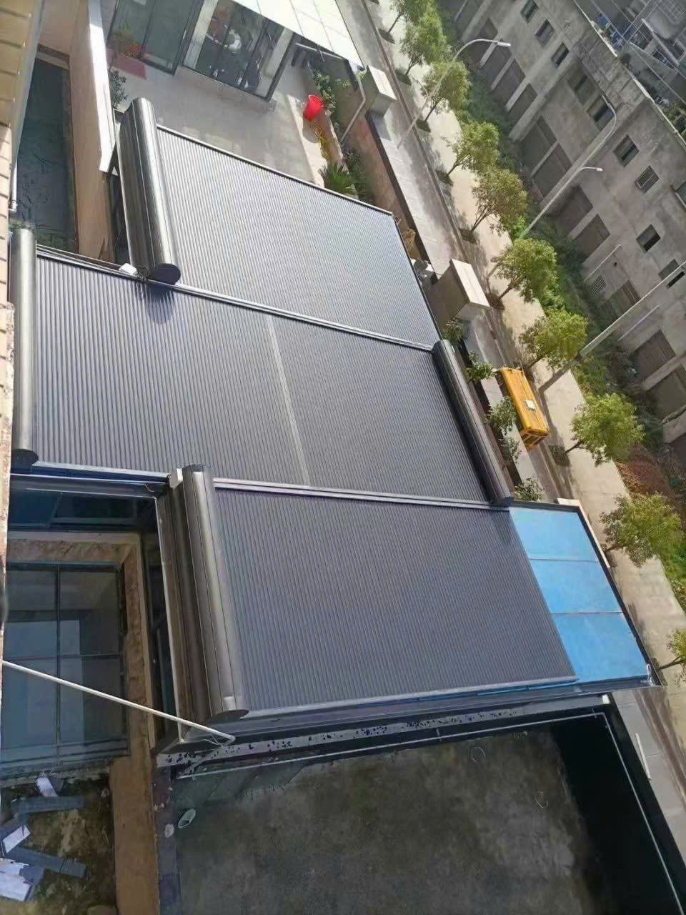 MÁI CUỐN HỢP KIM NHÔM