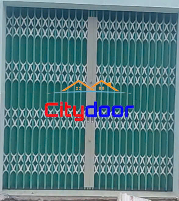 Cửa kéo Đài Loan kẽm mạ màu