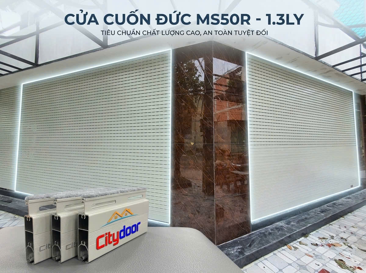 Báo giá cửa cuốn Đức khe thoáng 1.3ly