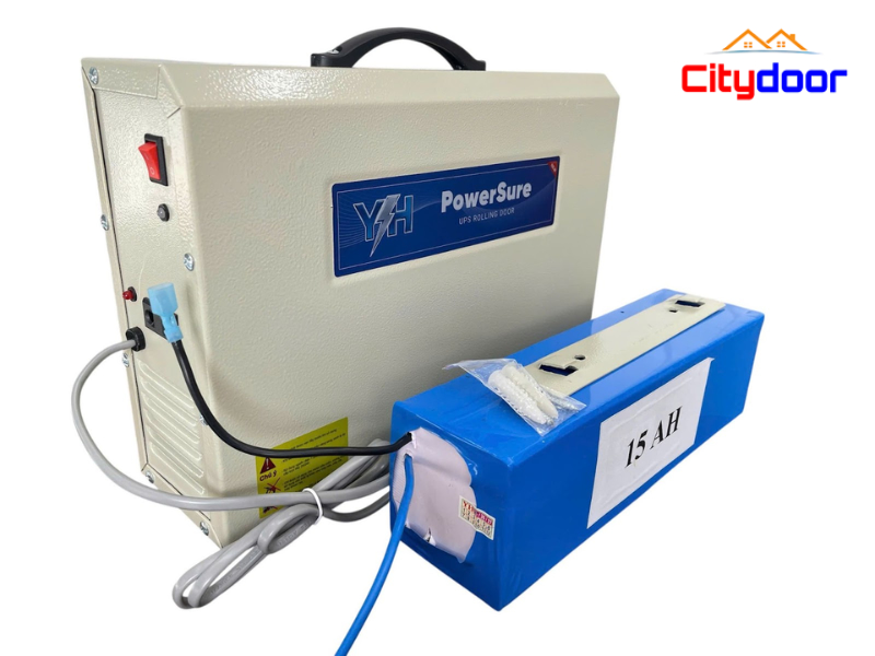 Lợi ích vượt trội khi trang bị bình lưu điện cửa cuốn