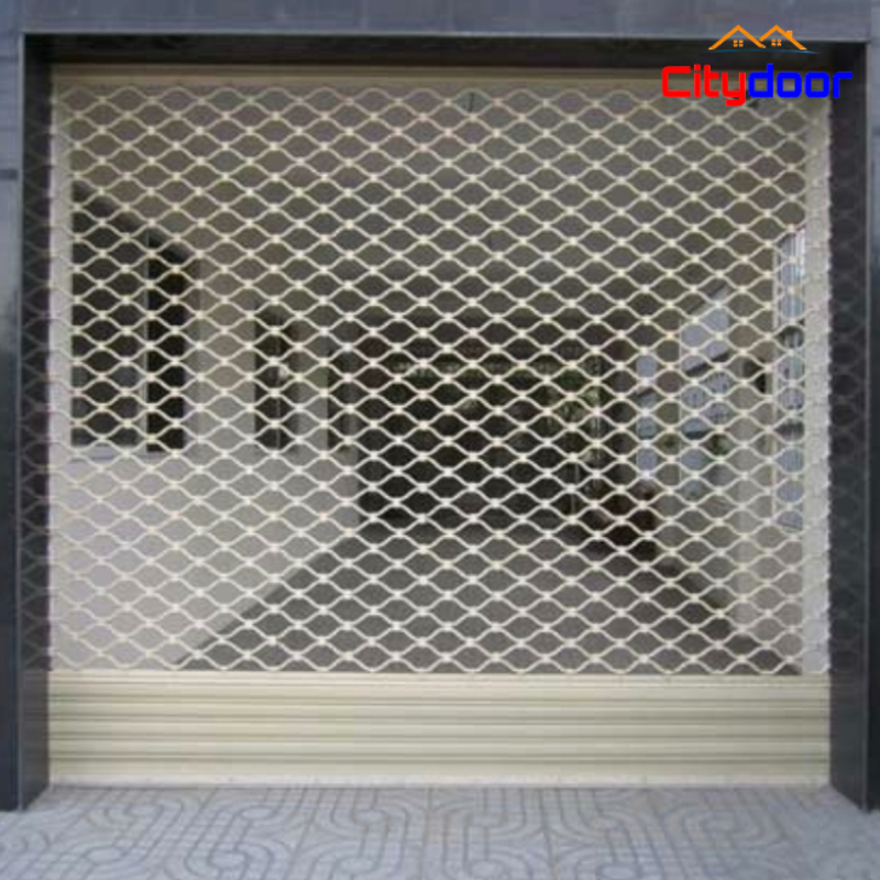 Cửa cuốn mắt võng sơn tĩnh điện
