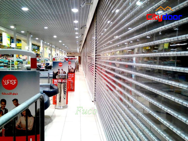 Cửa cuốn trong suốt Polycarbonate