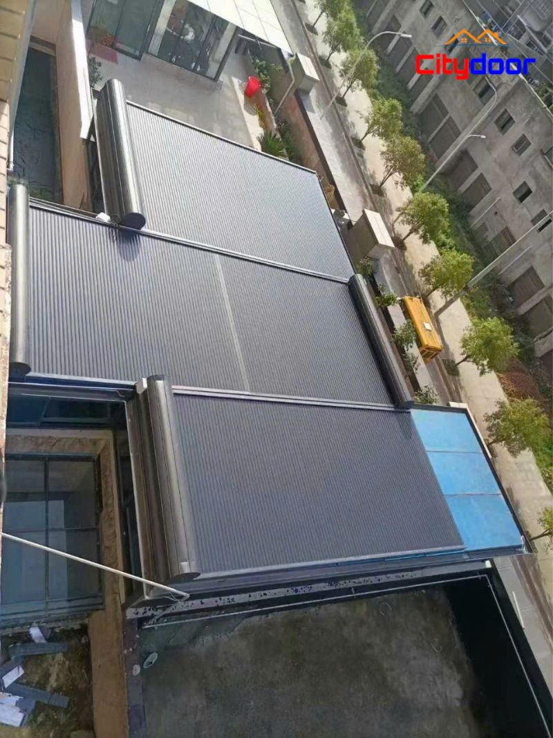 Tìm hiểu về mái nhôm cuốn tự động 