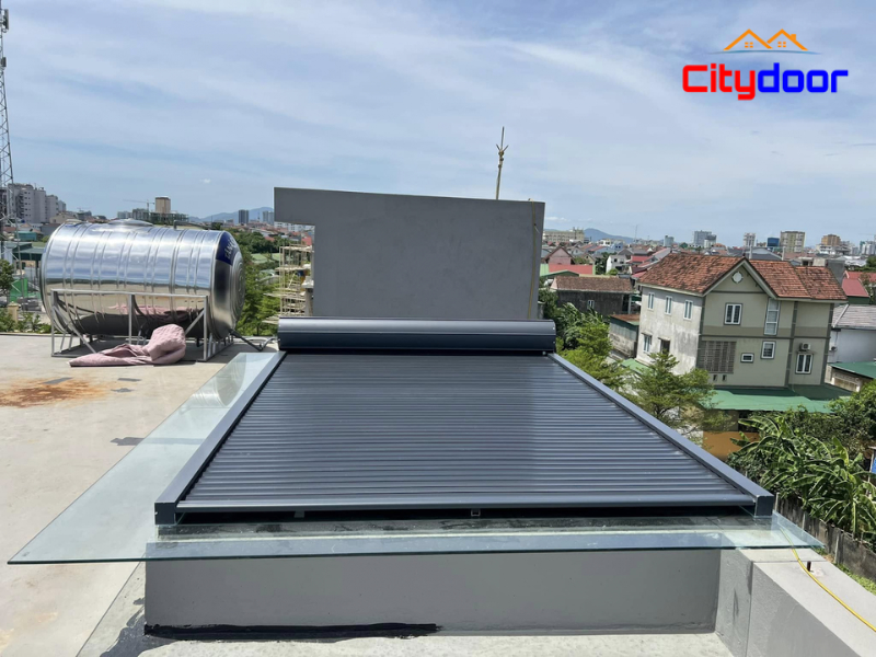 Lựa chọn mái nhôm cuốn tự động tại Citydoor