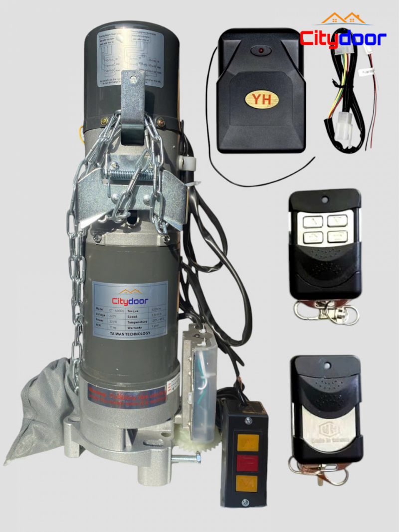Cấu tạo cơ bản của motor cửa cuốn 