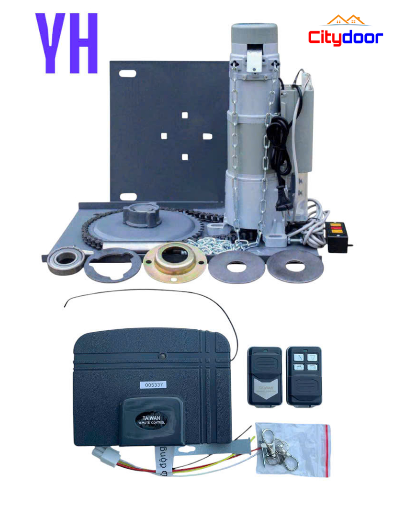 Phụ kiện cửa cuốn là gì