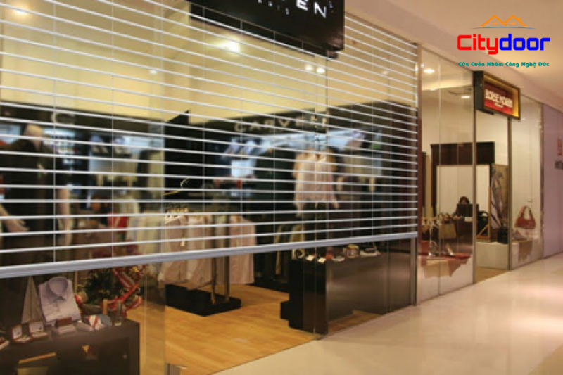 Cửa cuốn trong suốt Polycarbonate